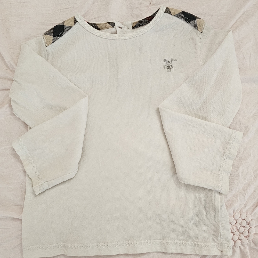 Burberry 3Y long sleeve t shirt